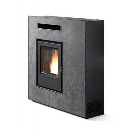 Poêle à granules ventilé extra plat - ORIGINE PHEBO Musa 13 kW